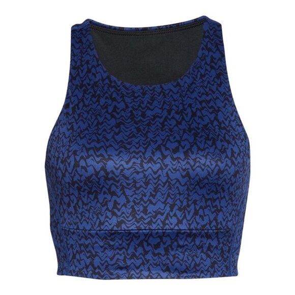 NEW Zella Live In Racerback Sports Bra Blue Twilight Size Small‎ Nordstrom Top S - Picture 2 of 14